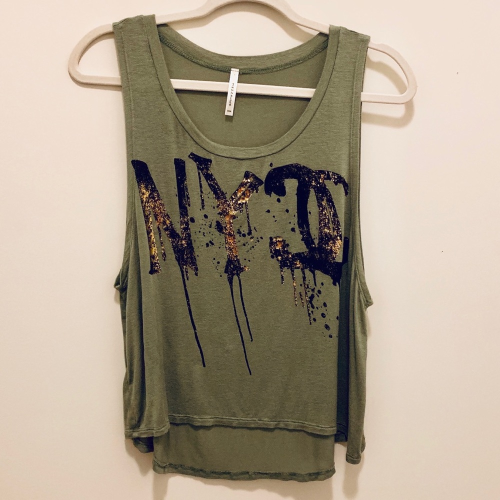 Mezzanine NYC high/low Sleeveless Top